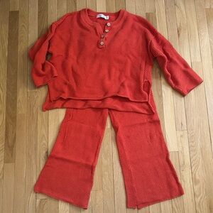 Free People Knit Hailee Sweater Set